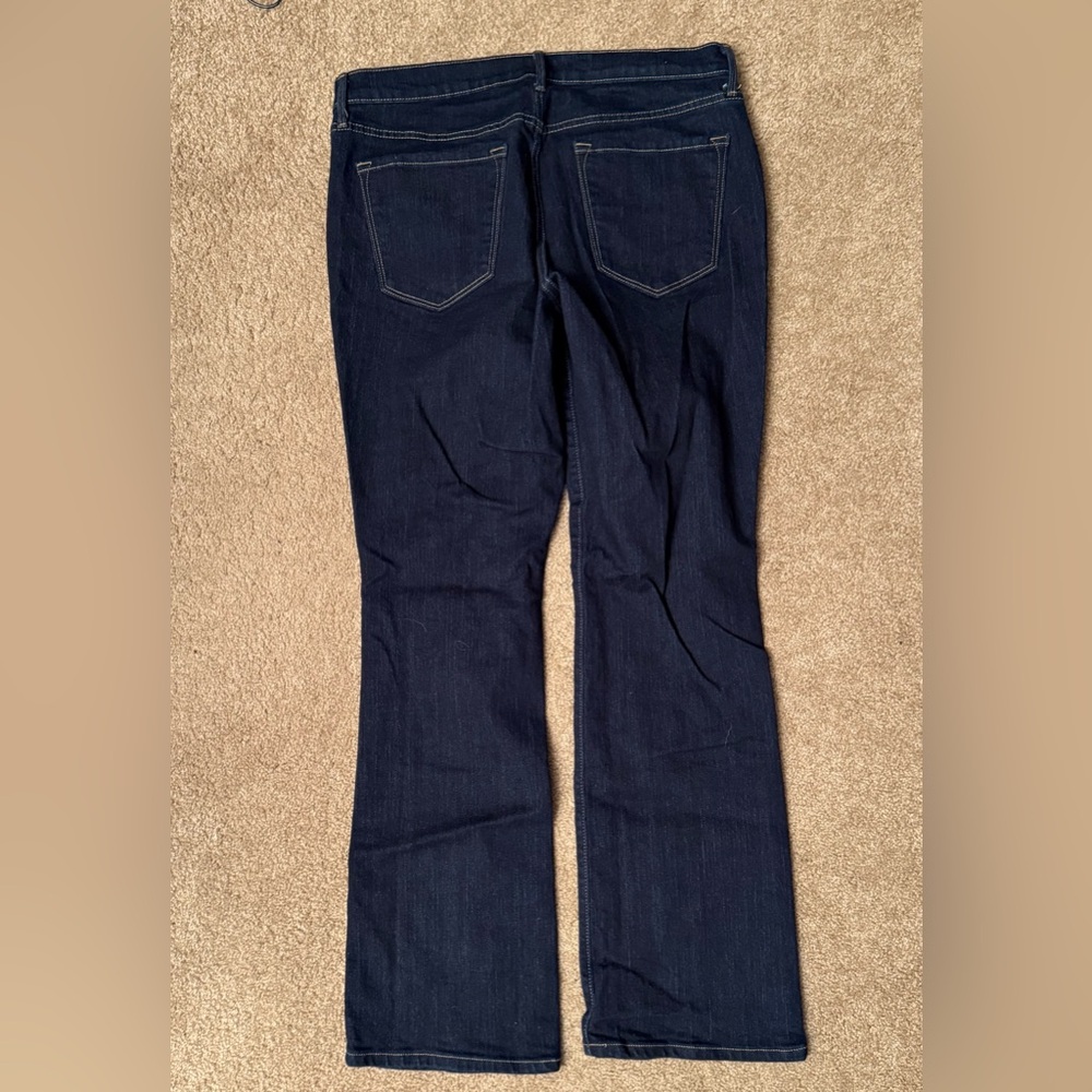 Old Navy Dark Blue Women's Curvy Boot Cut Jeans Size 12 - Picture 2 of 4